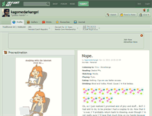 Tablet Screenshot of kagomedarkangel.deviantart.com