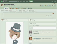 Tablet Screenshot of kurokonekochan.deviantart.com