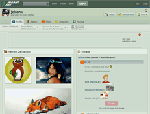 Tablet Screenshot of jeixonx.deviantart.com