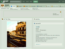 Tablet Screenshot of jonski.deviantart.com