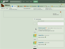 Tablet Screenshot of makoce.deviantart.com
