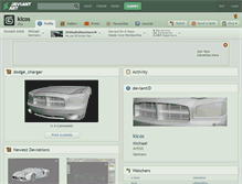 Tablet Screenshot of kicos.deviantart.com