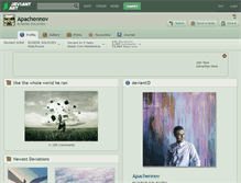 Tablet Screenshot of apachennov.deviantart.com