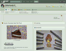 Tablet Screenshot of cottoncandy33.deviantart.com