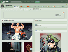 Tablet Screenshot of digitalfirst.deviantart.com