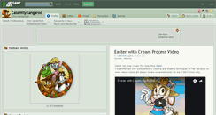Desktop Screenshot of calamitykangaroo.deviantart.com