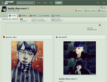 Tablet Screenshot of daddy-likes-men11.deviantart.com
