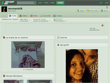 Tablet Screenshot of newmarie08.deviantart.com