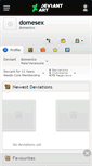 Mobile Screenshot of domesex.deviantart.com