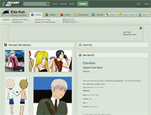 Tablet Screenshot of esto-kun.deviantart.com