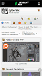 Mobile Screenshot of cyberaix.deviantart.com