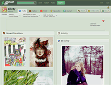 Tablet Screenshot of allway.deviantart.com