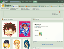 Tablet Screenshot of kiirusama.deviantart.com