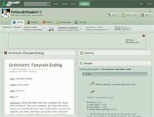 Tablet Screenshot of hollowshirosaki413.deviantart.com
