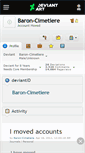 Mobile Screenshot of baron-cimetiere.deviantart.com