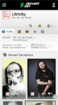 Mobile Screenshot of litricity.deviantart.com