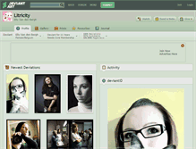 Tablet Screenshot of litricity.deviantart.com