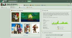 Desktop Screenshot of classic-ag-games.deviantart.com