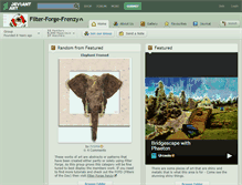 Tablet Screenshot of filter-forge-frenzy.deviantart.com