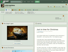 Tablet Screenshot of child-stainless.deviantart.com