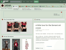 Tablet Screenshot of lastwear.deviantart.com
