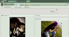 Desktop Screenshot of nightmarenostalgia.deviantart.com