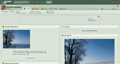 Desktop Screenshot of picture-melanie.deviantart.com