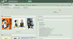 Desktop Screenshot of new-hxh.deviantart.com