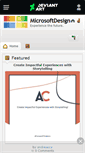 Mobile Screenshot of microsoftdesign.deviantart.com