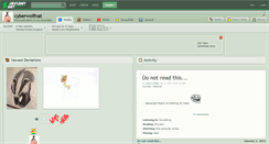 Desktop Screenshot of cyberwolfnat.deviantart.com
