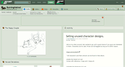 Desktop Screenshot of burninghatred.deviantart.com