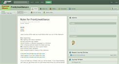 Desktop Screenshot of frontlinealliance.deviantart.com