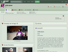 Tablet Screenshot of chibi-plum.deviantart.com