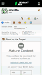 Mobile Screenshot of moretta.deviantart.com