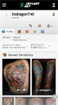 Mobile Screenshot of ktdragon740.deviantart.com