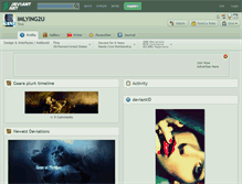Tablet Screenshot of imlying2u.deviantart.com