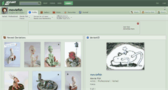 Desktop Screenshot of mewiefish.deviantart.com