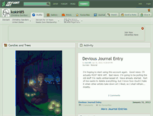 Tablet Screenshot of kokiri85.deviantart.com
