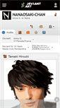 Mobile Screenshot of nanaosaki-chan.deviantart.com