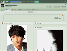 Tablet Screenshot of nanaosaki-chan.deviantart.com