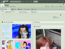 Tablet Screenshot of ferani.deviantart.com