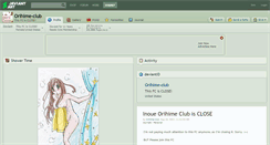 Desktop Screenshot of orihime-club.deviantart.com