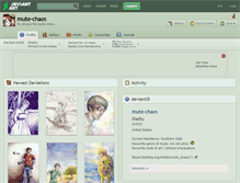 Tablet Screenshot of mute-chaos.deviantart.com