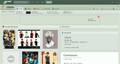 Desktop Screenshot of celectis.deviantart.com