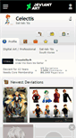 Mobile Screenshot of celectis.deviantart.com