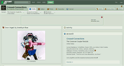 Desktop Screenshot of crossed-connections.deviantart.com