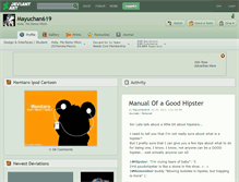 Tablet Screenshot of mayuchan619.deviantart.com