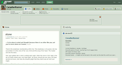 Desktop Screenshot of canadianrunner.deviantart.com