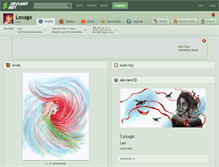 Tablet Screenshot of lexago.deviantart.com