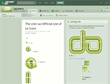 Tablet Screenshot of lalove.deviantart.com